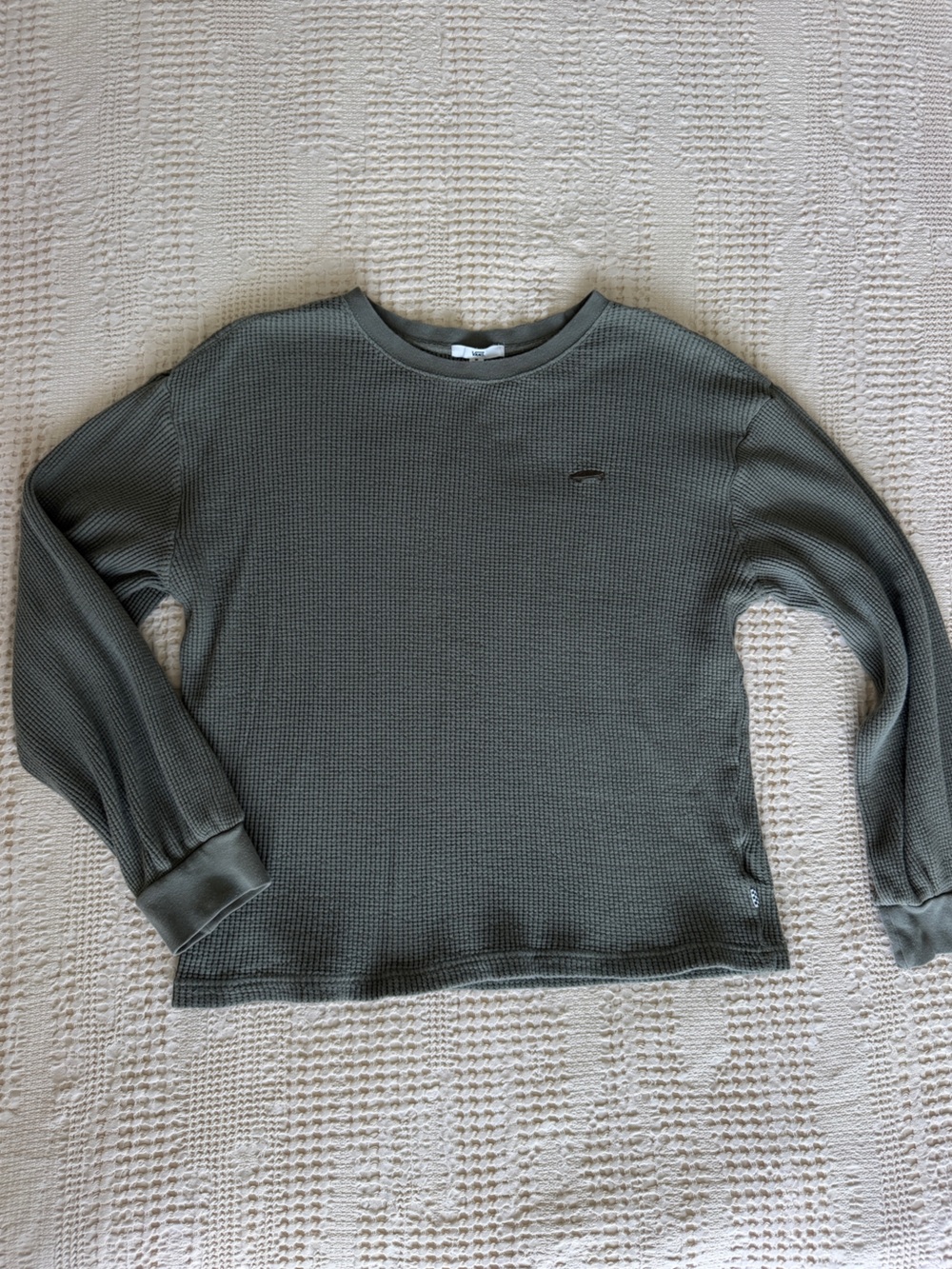 Vans earth green long sleeve shirt